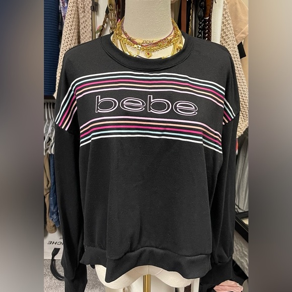 Bebe crew neck sweater size XL. Very gently used. - Picture 2 of 6